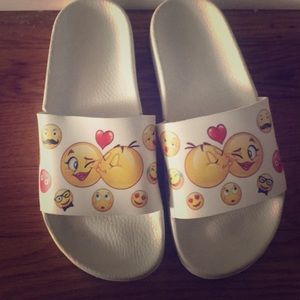 These are emoji slippers.